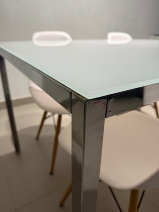 Mesa comedor TORSBY IKEA + 4 sillas