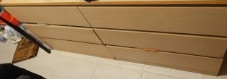 Cajonera Ikea Roble Tinte Blanco