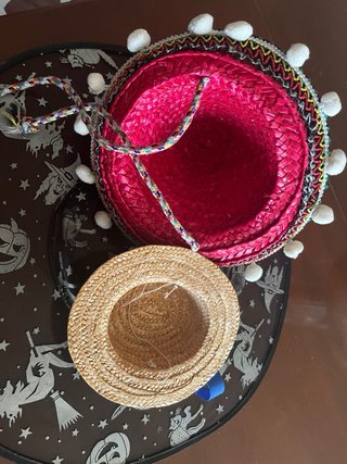 Lotto cappelli Halloween e paglia