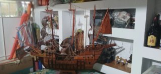 Maqueta Barco Grande Madera