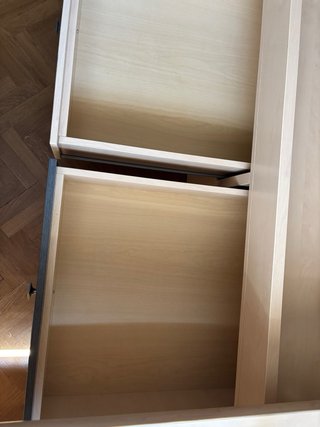 Cama nido madera beige y gris