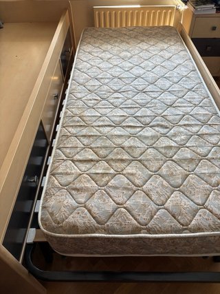 Cama nido madera beige y gris