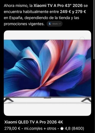 Xiaomi TV A Pro 43 Google TV