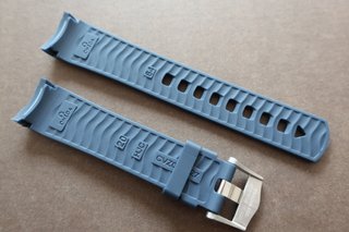 Correa Caucho Azul 20mm Omega Seamaster