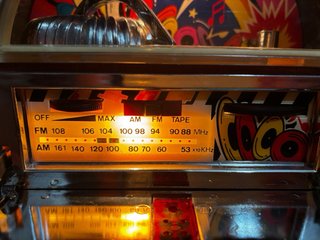 Jukebox Vintage Radio + Cassette Retro Decorativa