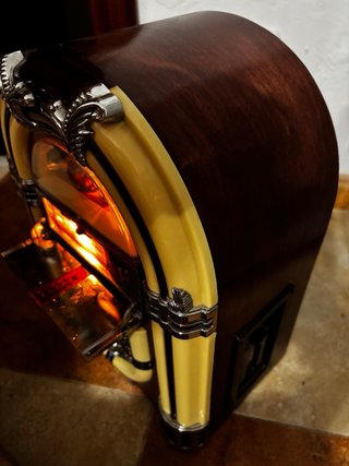 Jukebox Vintage Radio + Cassette Retro Decorativa
