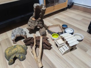 Accesorios, roedores, reptiles y demas