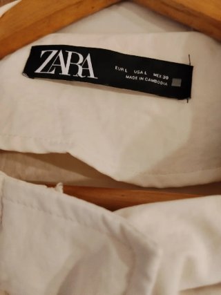 Parka Zara Beige con Capucha