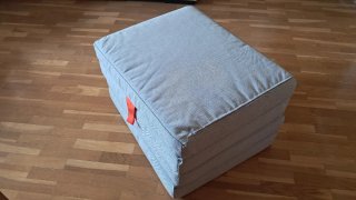 Colchón plegable IKEA Släkt gris sin usar 193x62