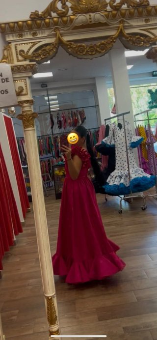 Vestido Bata Flamenca o rosiera