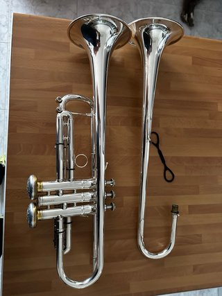 Trompeta B&S DBX-Line Plata
