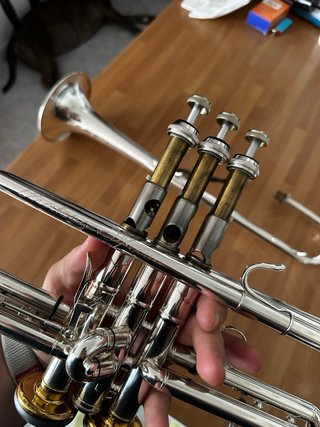 Trompeta B&S DBX-Line Plata