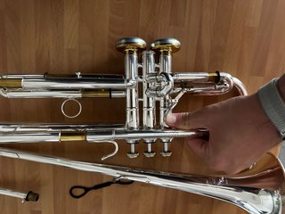 Trompeta B&S DBX-Line Plata