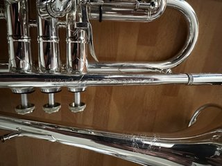 Trompeta B&S DBX-Line Plata