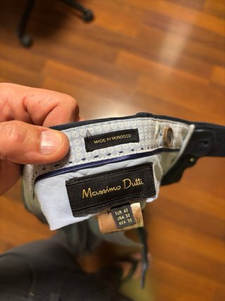 Pantalón Massimo Dutti Negro Talla 40
