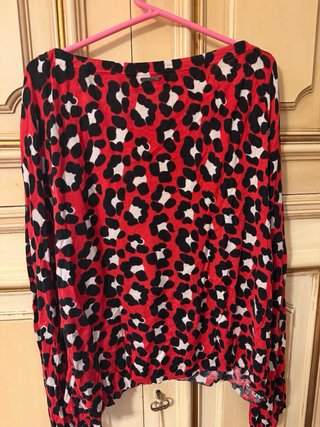 Maglia Liu Jo tg L rossa maculata