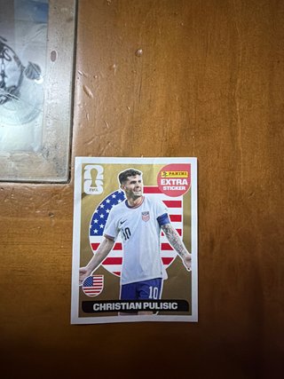 Carta Panini Mundial Christian Pulisic USA