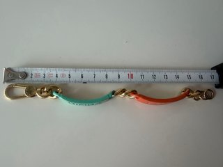 Pulsera Bimba y Lola dorada/turquesa/naranja