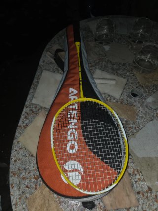 Raquetas de bádminton con funda