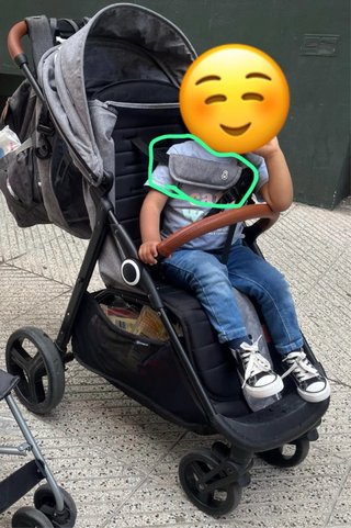Silla de paseo Kinderkraft gris