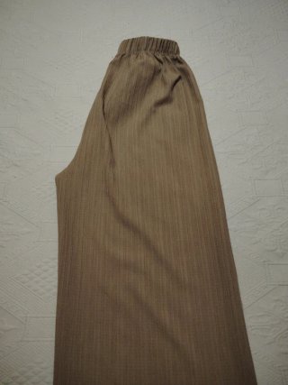 Pantalón ancho beige