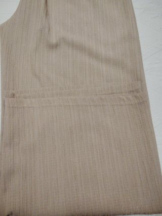 Pantalón ancho beige
