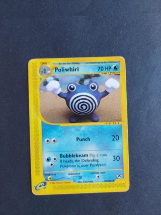 Carta Pokemon Poliwhirl 89/165 Expedition 2002
