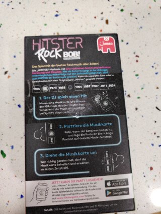 Hitster Rock Bob! Juego de mesa Jumbo
