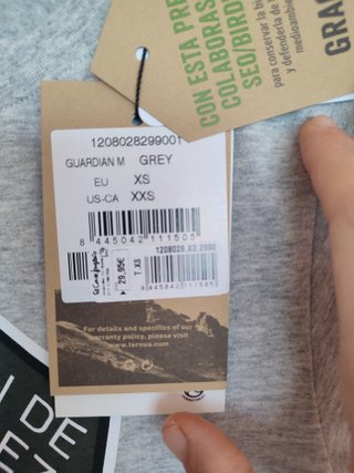 Camiseta Ternua Talla XS