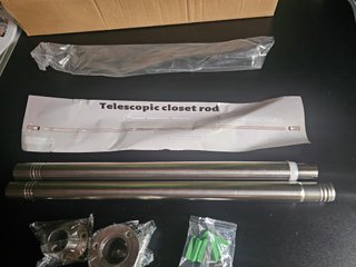 Barra Armadio Estensibile 38-99cm in Metallo