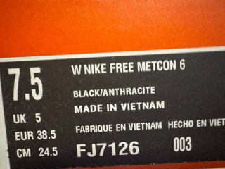 Nike Free Metcon 6 Scarpe Uomo Nero