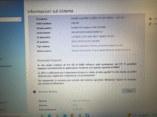 HP 250 G4 N1A78EA Notebook Funzionante