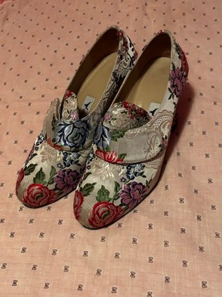 REBAJADO! Zapatos Fallera Descans Florales