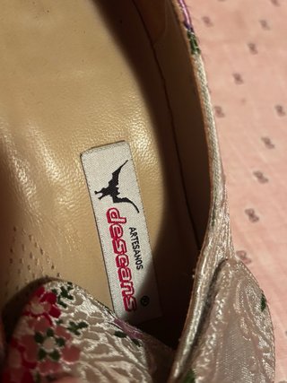 REBAJADO! Zapatos Fallera Descans Florales