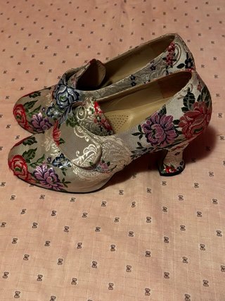 REBAJADO! Zapatos Fallera Descans Florales