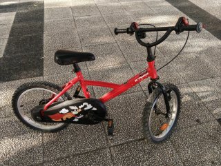 Bici per bambini rossa Btwin