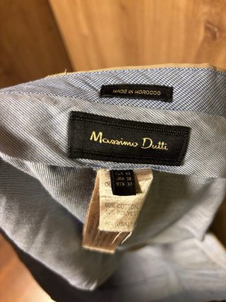 Pantalón Massimo Dutti Beige