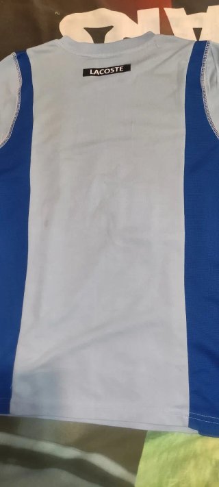 Camiseta S Lacoste Sport Azul celeste
