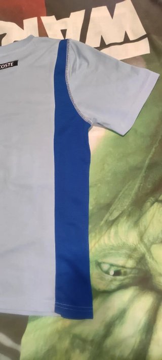 Camiseta S Lacoste Sport Azul celeste