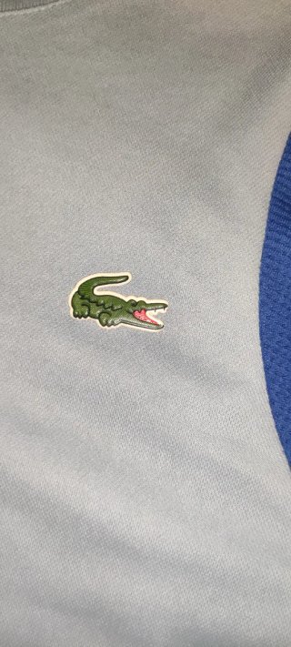 Camiseta S Lacoste Sport Azul celeste