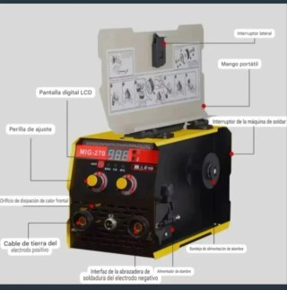 Máquina Soldar Inverter Multifuncion MIG-270