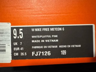 Nike Free Metcon 6 Donna Bianco Rosa