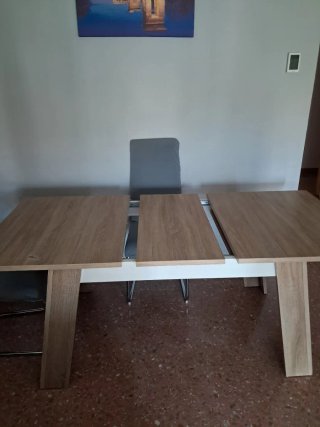 Mesa Comedor Extensible Madera  Roble