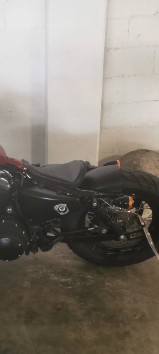 Asiento Monoplaza Harley Davidson perfil bajo