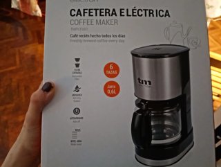Cafetera Eléctrica Electron 6 Tazas
