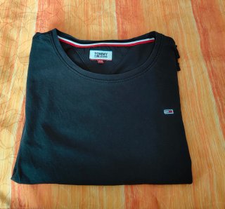 Camiseta Tommy Jeans Negra Mujer Talla XS