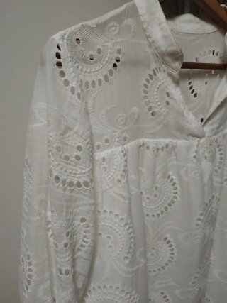 Vestido blanco verano bordado