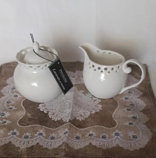 Set zuccheriera + lattiera Preziosa ceramica