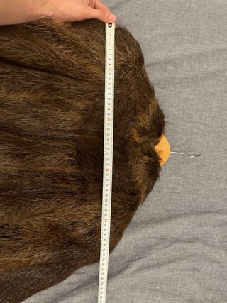Abrigo pelo animal real