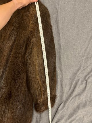 Abrigo pelo animal real